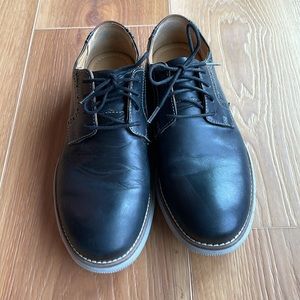 JOHNSTON & MURPHY Boys' Holden Plain Toe Oxfords | Black & Grey | Size 4M